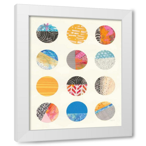 Repetition II White Modern Wood Framed Art Print by Prahl, Courtney
