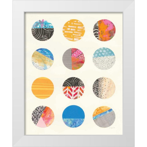 Repetition II White Modern Wood Framed Art Print by Prahl, Courtney