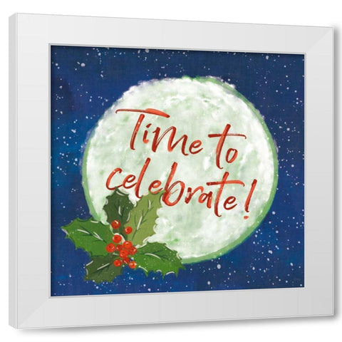 Hometown Holiday IV White Modern Wood Framed Art Print by Charron, Veronique