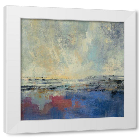 Coastal View I v2 White Modern Wood Framed Art Print by Vassileva, Silvia