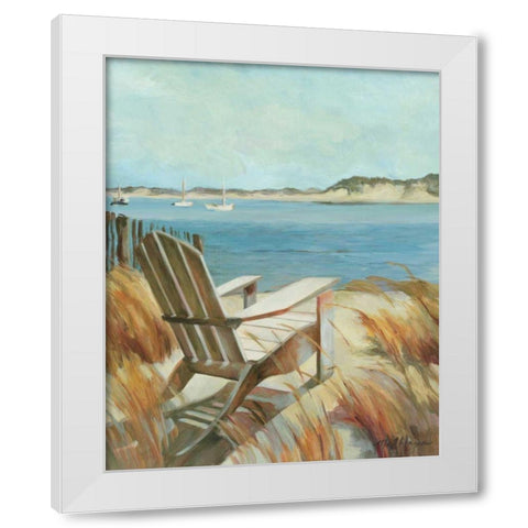 Sea Breeze White Modern Wood Framed Art Print by Hageman, Marilyn