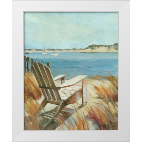 Sea Breeze White Modern Wood Framed Art Print by Hageman, Marilyn