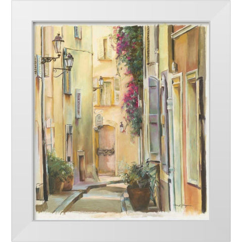 Montmartre I White Modern Wood Framed Art Print by Hageman, Marilyn