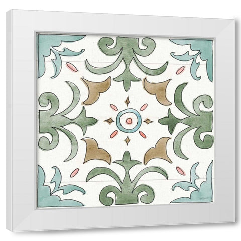 Country Love Pattern VII White Modern Wood Framed Art Print by Tavoletti, Anne