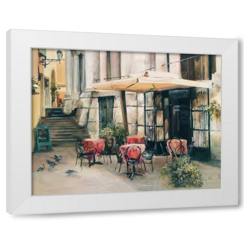 Wine Cellar in Vincenza White Modern Wood Framed Art Print by Hageman, Marilyn