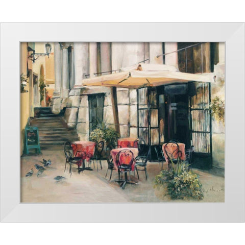 Wine Cellar in Vincenza White Modern Wood Framed Art Print by Hageman, Marilyn
