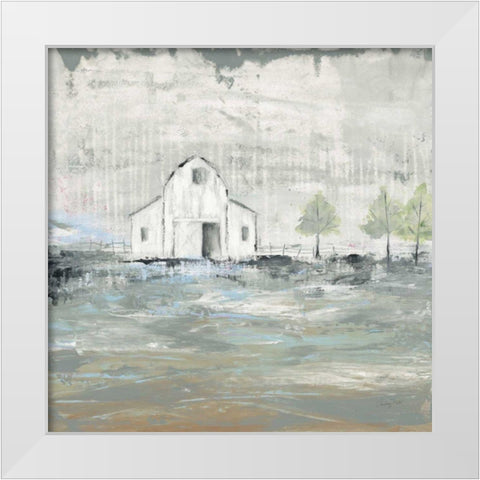Iowa Barn I White Modern Wood Framed Art Print by Prahl, Courtney