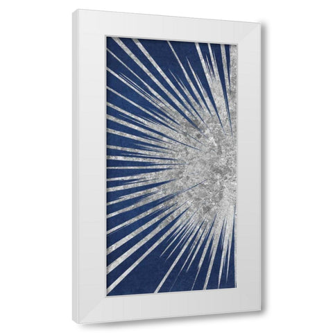 Sunburst II White Modern Wood Framed Art Print by Wild Apple Portfolio