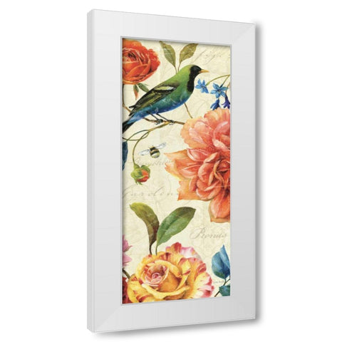Rainbow Garden VI - Cream White Modern Wood Framed Art Print by Audit, Lisa