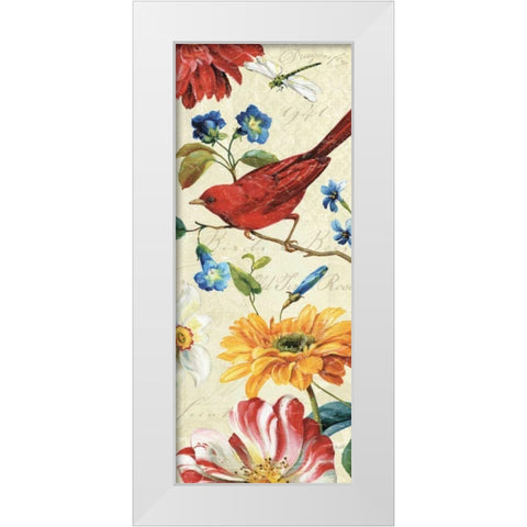 Rainbow Garden VII - Cream White Modern Wood Framed Art Print by Audit, Lisa
