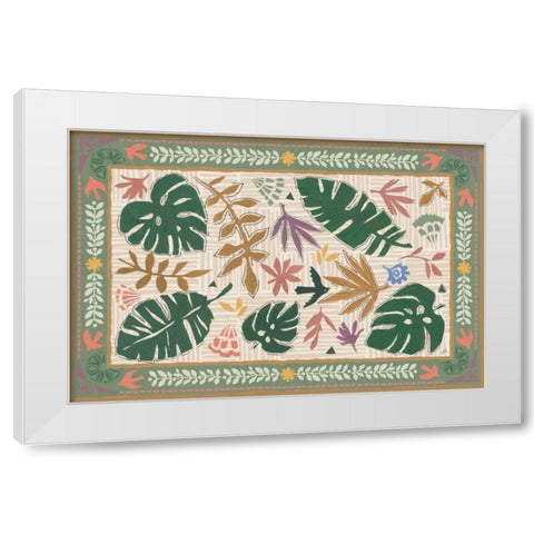Desert Flair I Color White Modern Wood Framed Art Print by Brissonnet, Daphne