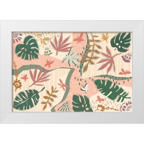 Desert Flair II Color White Modern Wood Framed Art Print by Brissonnet, Daphne