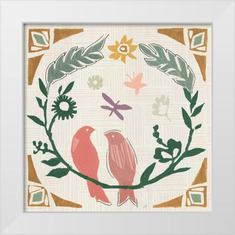 Desert Flair III Color White Modern Wood Framed Art Print by Brissonnet, Daphne