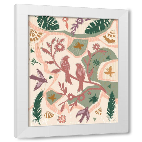 Desert Flair VI Color White Modern Wood Framed Art Print by Brissonnet, Daphne