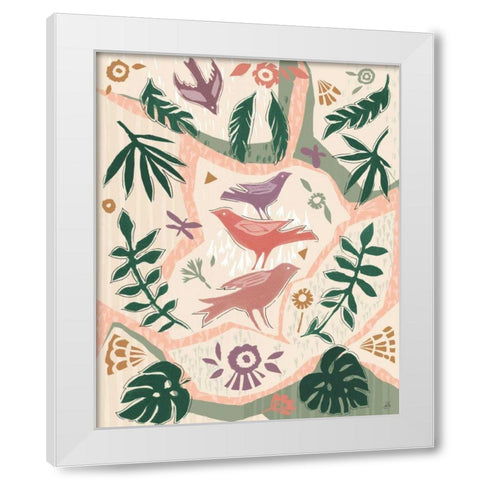 Desert Flair VII Color White Modern Wood Framed Art Print by Brissonnet, Daphne