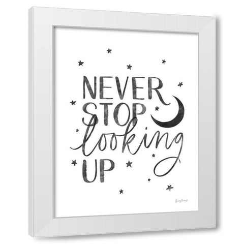 Little Child I BW White Modern Wood Framed Art Print by Thorns, Becky