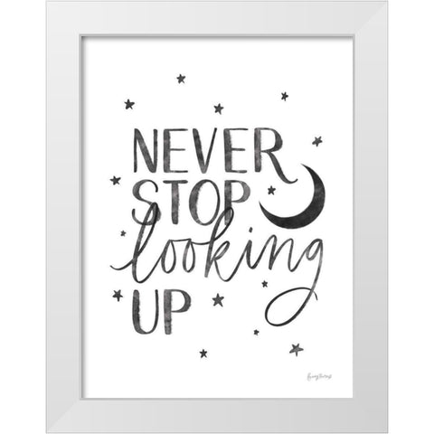 Little Child I BW White Modern Wood Framed Art Print by Thorns, Becky