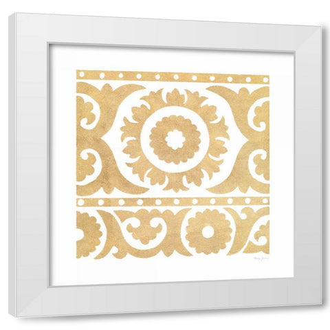 Simply Elegant III White Modern Wood Framed Art Print by Green, Nancy