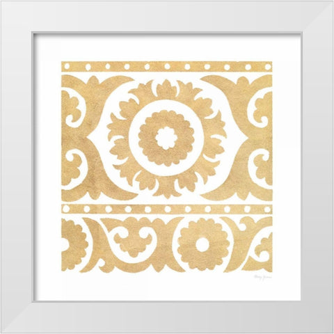 Simply Elegant III White Modern Wood Framed Art Print by Green, Nancy