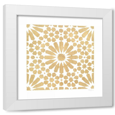 Simply Elegant IV White Modern Wood Framed Art Print by Green, Nancy
