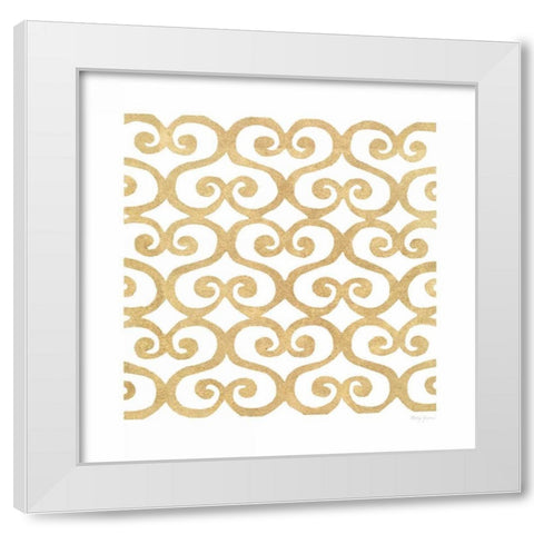 Simply Elegant VI White Modern Wood Framed Art Print by Green, Nancy