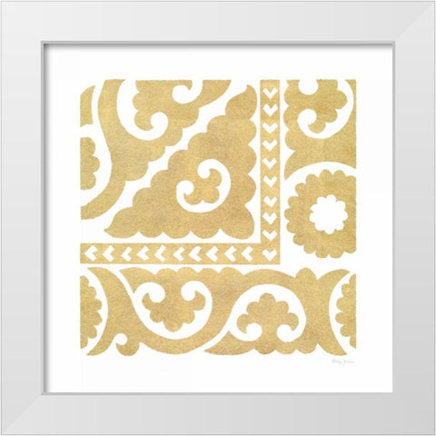 Simply Elegant IX White Modern Wood Framed Art Print by Green, Nancy