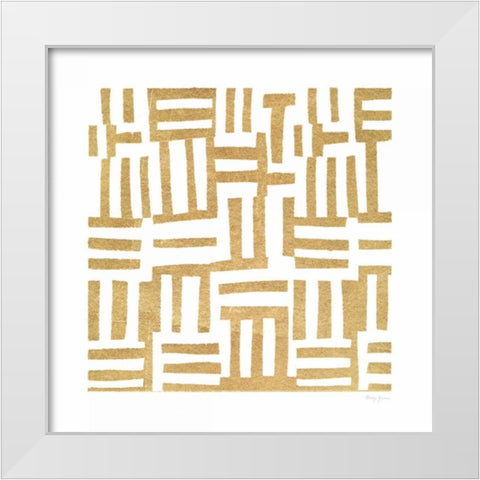 Simply Elegant XI White Modern Wood Framed Art Print by Green, Nancy