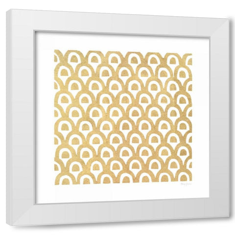 Simply Elegant XII White Modern Wood Framed Art Print by Green, Nancy