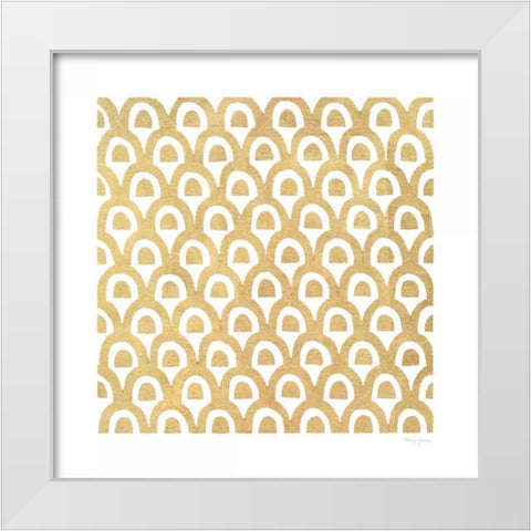 Simply Elegant XII White Modern Wood Framed Art Print by Green, Nancy