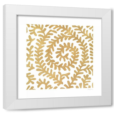 Simply Elegant XIII White Modern Wood Framed Art Print by Green, Nancy