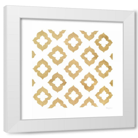 Simply Elegant XIV White Modern Wood Framed Art Print by Green, Nancy