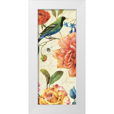 Rainbow Garden VI White Modern Wood Framed Art Print by Audit, Lisa