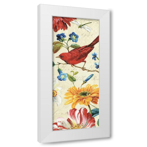 Rainbow Garden VII White Modern Wood Framed Art Print by Audit, Lisa