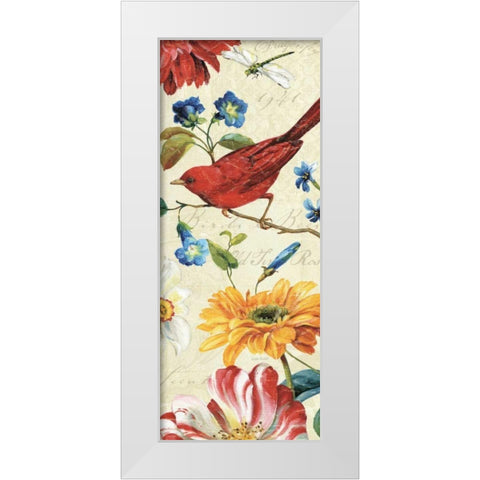 Rainbow Garden VII White Modern Wood Framed Art Print by Audit, Lisa
