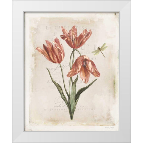 Antiquarian Blooms III White Modern Wood Framed Art Print by Pertiet, Katie