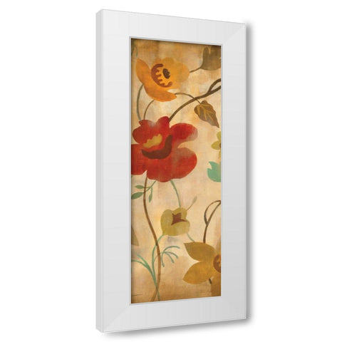 Antique Embroidery II White Modern Wood Framed Art Print by Vassileva, Silvia