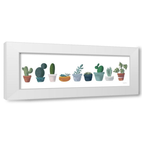 Greenhouse VI White Modern Wood Framed Art Print by Thorns, Becky