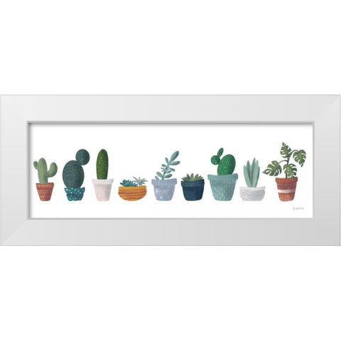Greenhouse VI White Modern Wood Framed Art Print by Thorns, Becky