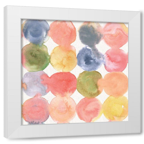 Floral Focus Pattern VIII White Modern Wood Framed Art Print by Grove, Beth