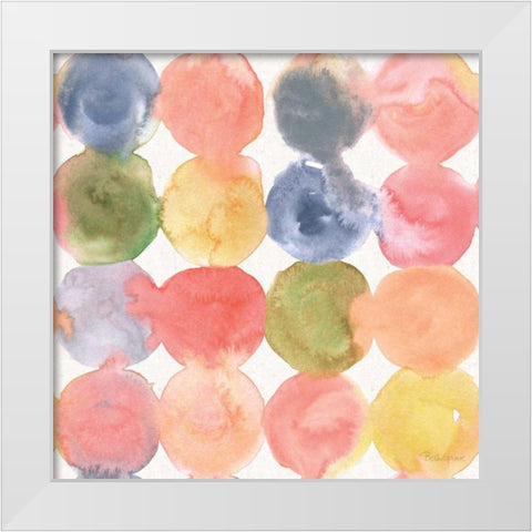 Floral Focus Pattern VIII White Modern Wood Framed Art Print by Grove, Beth