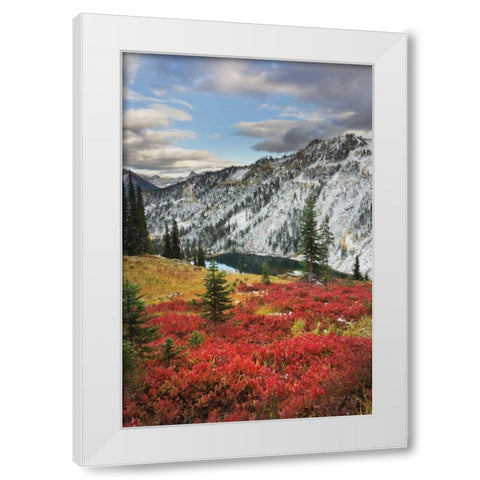 Lake Ann North Cascades White Modern Wood Framed Art Print by Majchrowicz, Alan