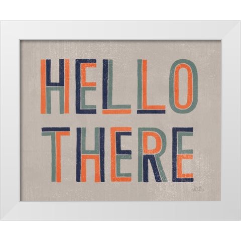 Retro Words III Gray Crop White Modern Wood Framed Art Print by Marshall, Laura