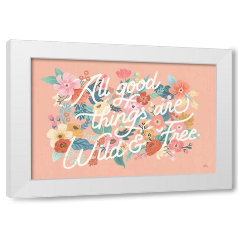 Under the Sea VI White Modern Wood Framed Art Print by Marshall, Laura