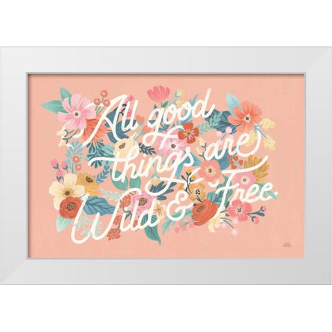 Under the Sea VI White Modern Wood Framed Art Print by Marshall, Laura