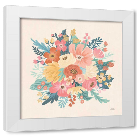 Under the Sea X White Modern Wood Framed Art Print by Marshall, Laura