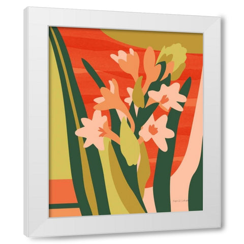 Intermingle White Modern Wood Framed Art Print by Gallagher, Megan