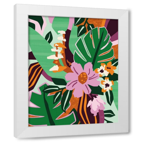 Wildflowers White Modern Wood Framed Art Print by Gallagher, Megan