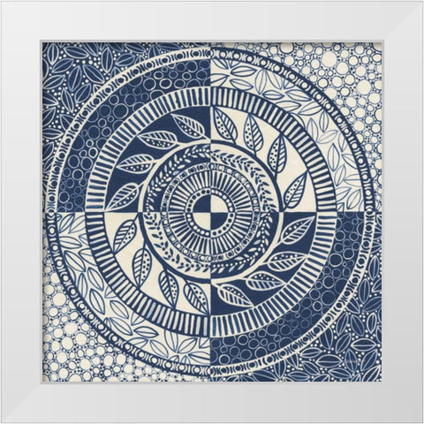Hemma I White Modern Wood Framed Art Print by Lovell, Kathrine