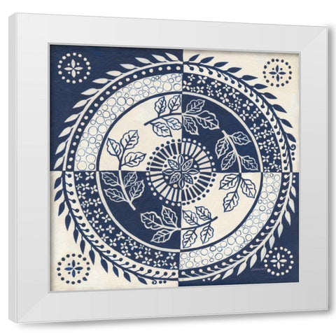 Hemma II White Modern Wood Framed Art Print by Lovell, Kathrine