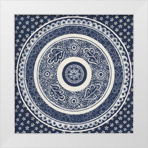 Hemma III White Modern Wood Framed Art Print by Lovell, Kathrine